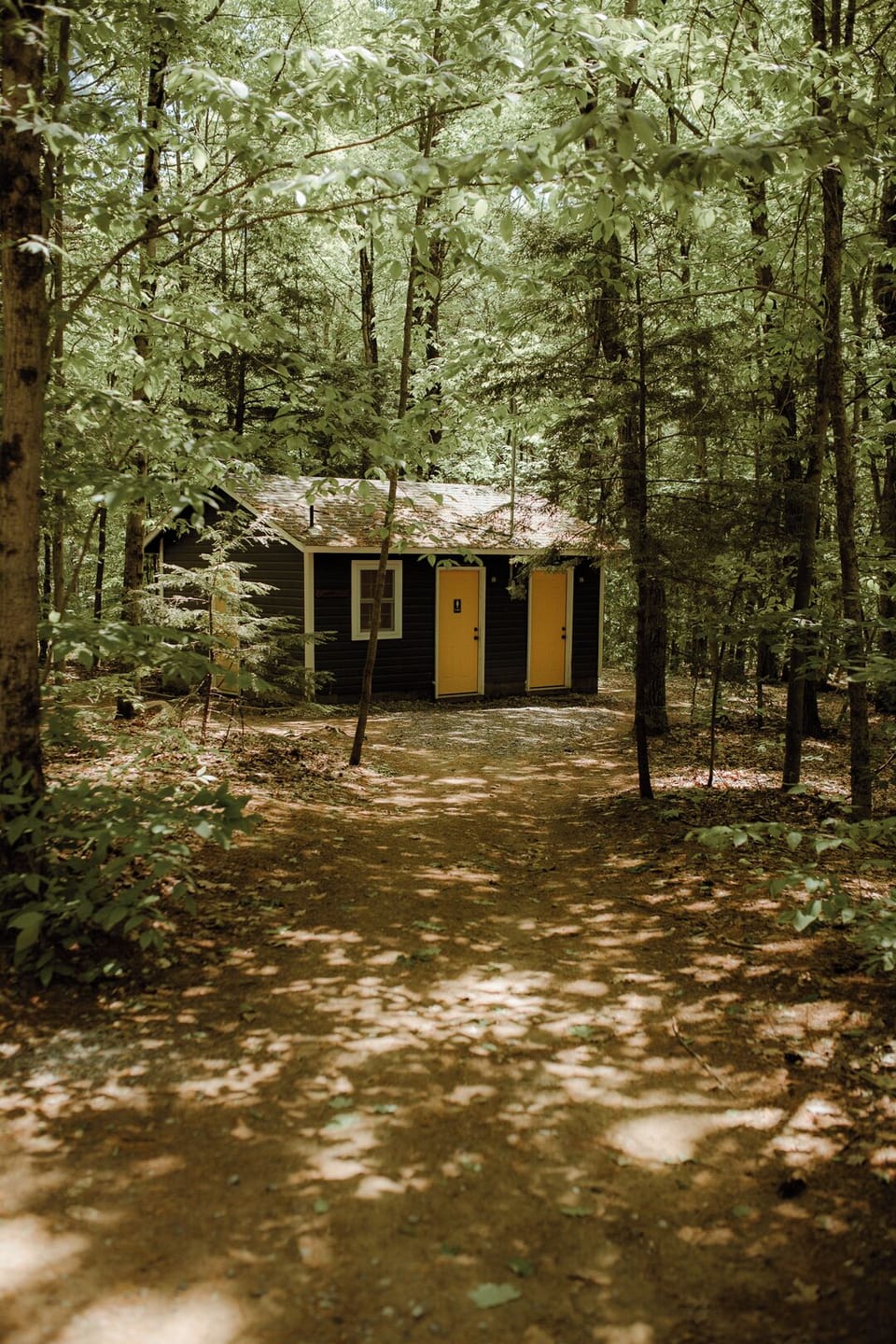 One of two bathhouses available for you during your stay.
