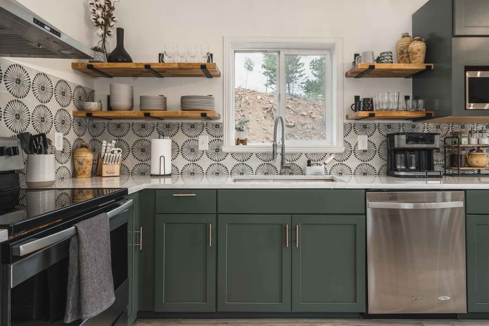 Fully stocked kitchen