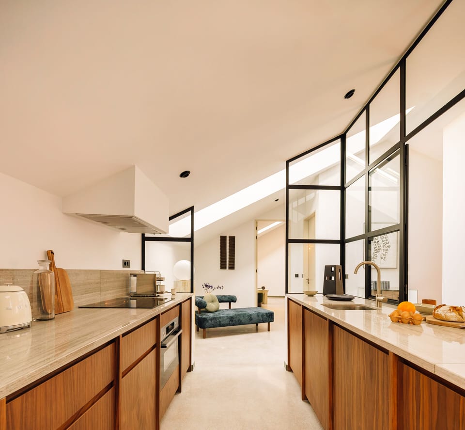 Suite, 1 Bedroom, River View | Private kitchen | Mini-fridge, microwave, oven, espresso maker