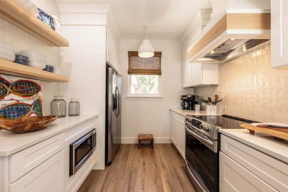 Kitchen with modern appliances