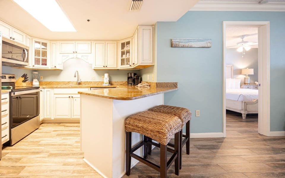 Condo, 2 Bedrooms | Private kitchen | Coffee/tea maker, fridge, oven