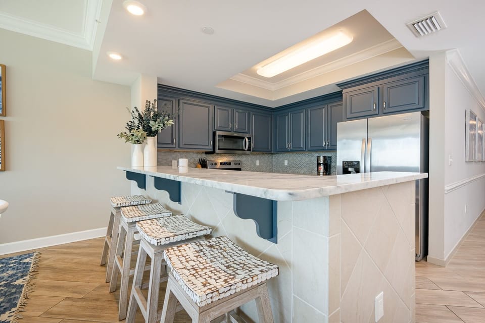Condo, 2 Bedrooms | Private kitchen | Coffee/tea maker, fridge, oven
