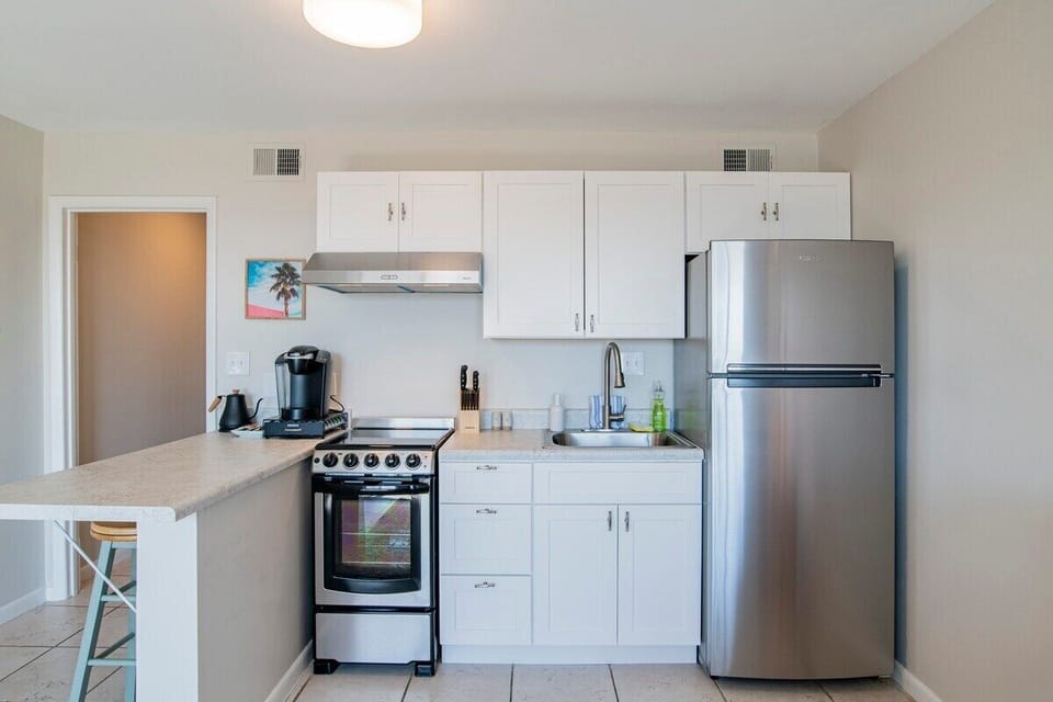 Modern kitchen with sleek and stylish cookware
