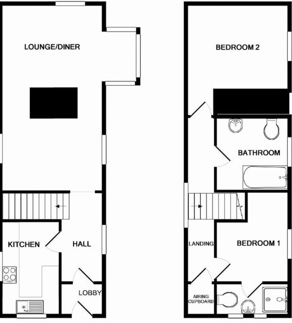 Floor plan | Chainbridge Cottage, Ruswarp, near Whitby