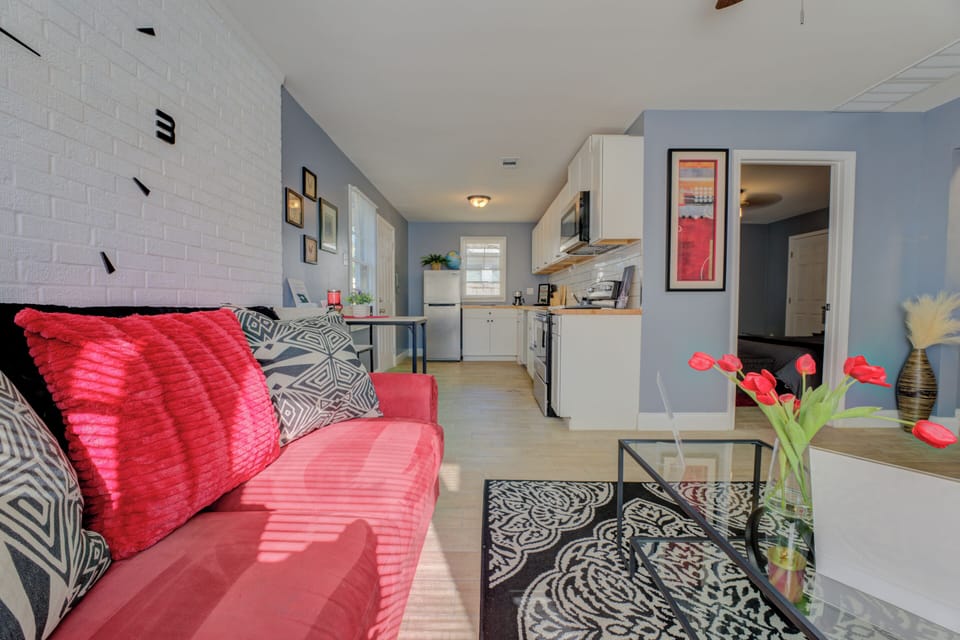 Bright and cozy living room for your relaxation 