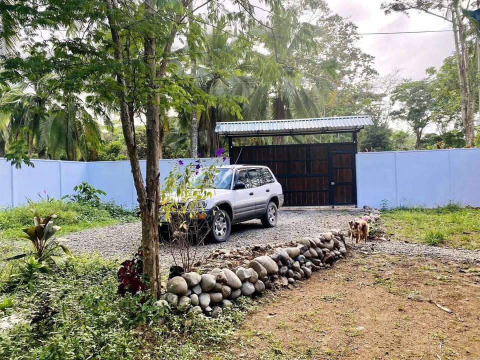 Parking with security gate