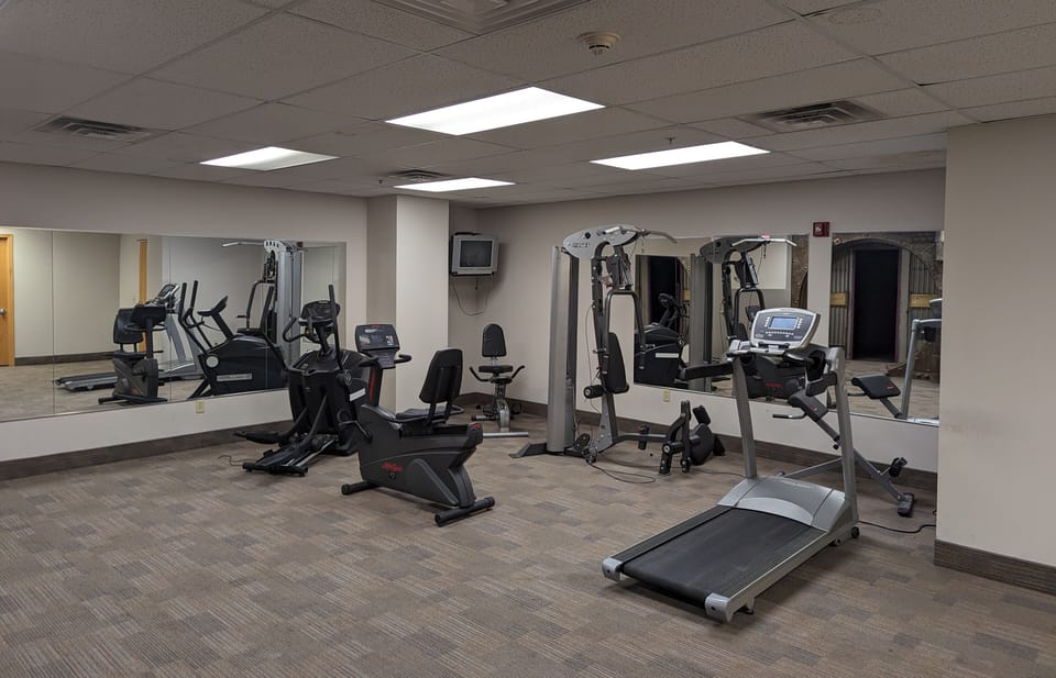 Private Workout Area In The Basement Of The Building.
