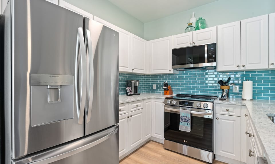 Updated Stainless Steel Kitchen
