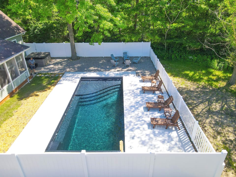 Poolside perfection with plenty of space to lounge and unwind.