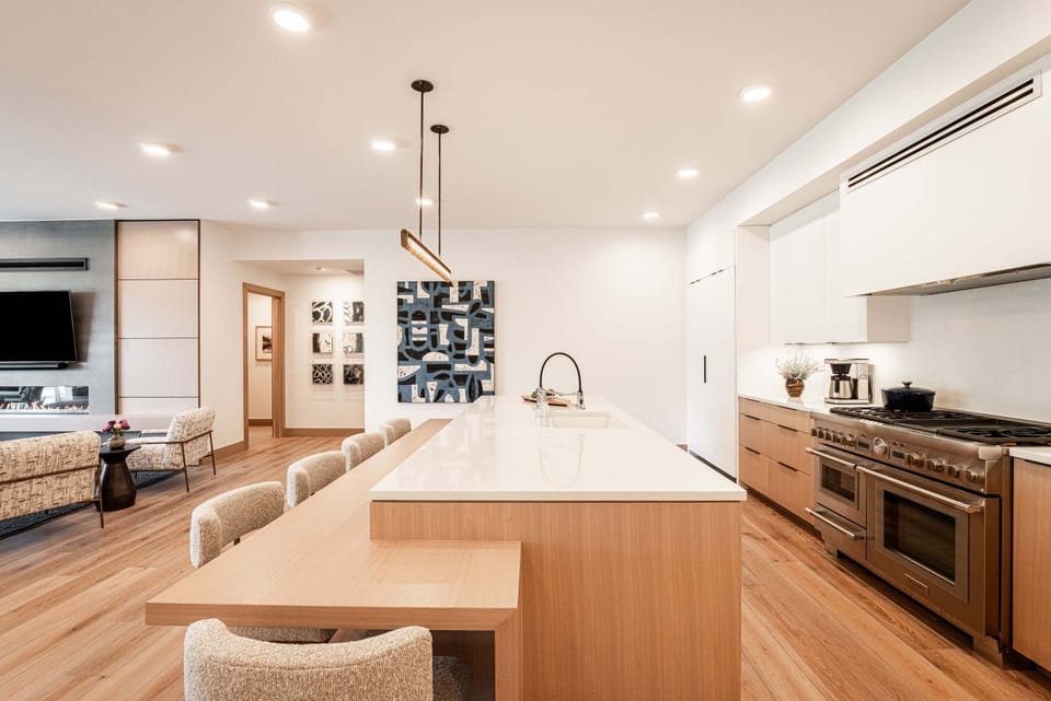 Stainless steel Thermador appliances