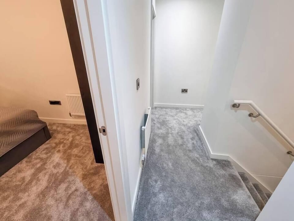 Dedicated laundry room with washer dryer so you can pack light for longer stays