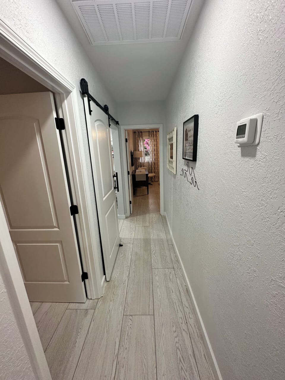 Hallway from living room