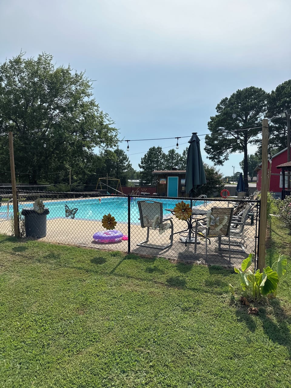 Seasonal outdoor pool