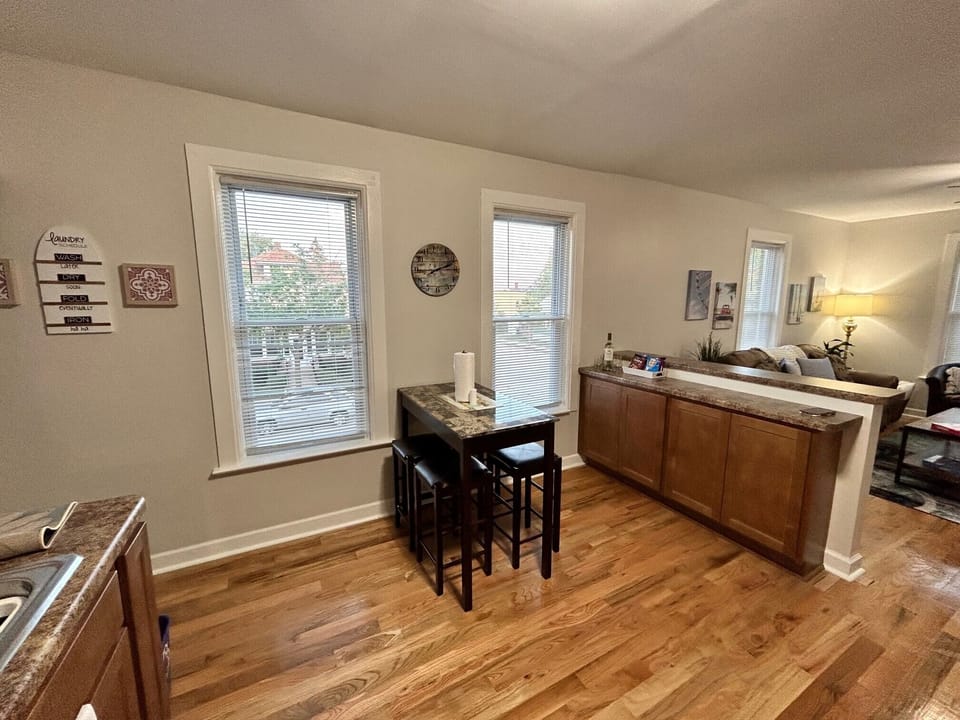 Spacious kitchen for preparing a hearty meal!