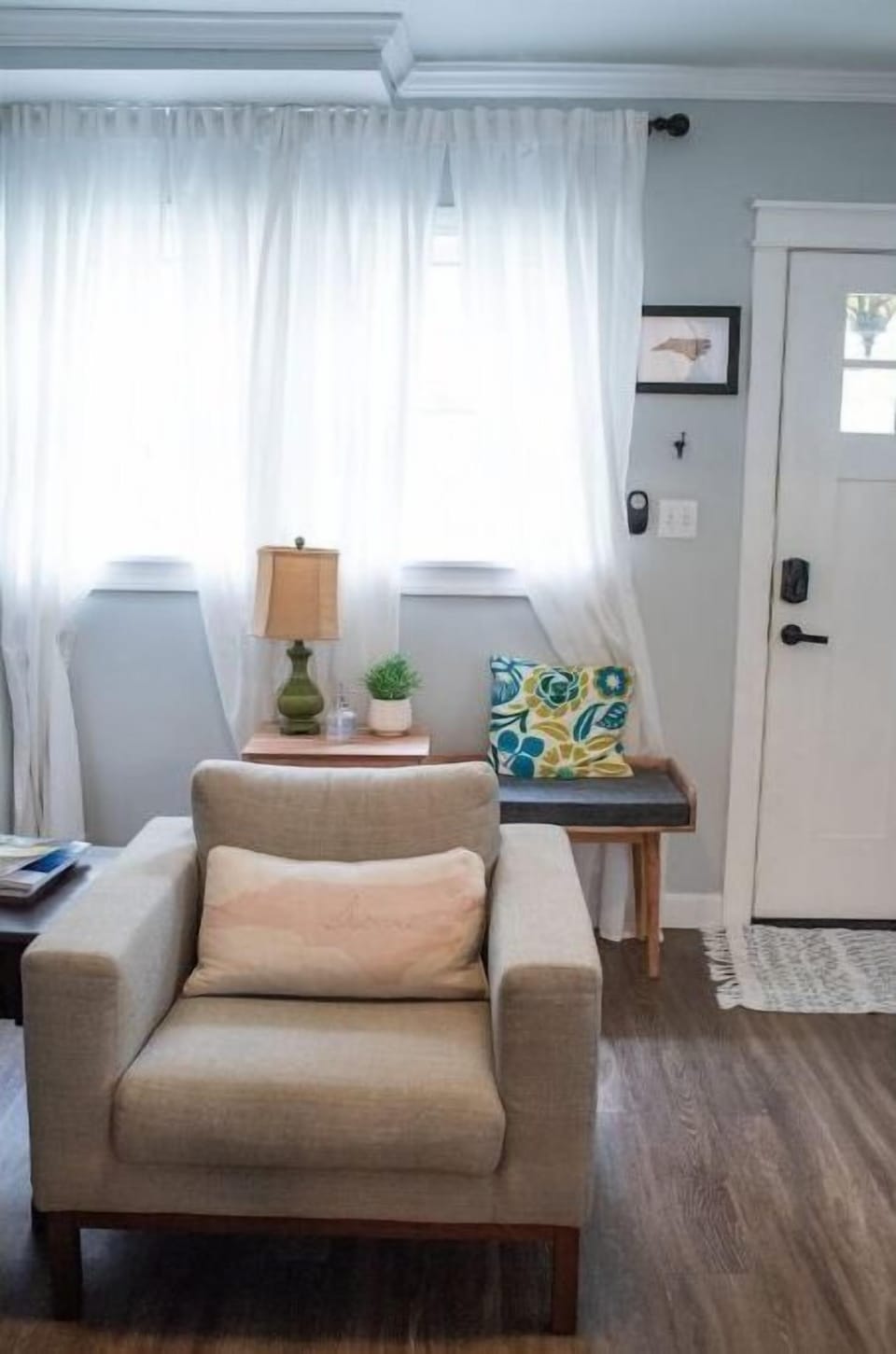 Open Living Room space with modern furnishings.