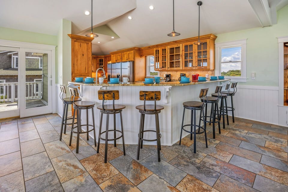 Second Gourmet Kitchen Prep Area at The Fitzgerald — Dual Appliances for Catering Large Group Meals | Outer Banks