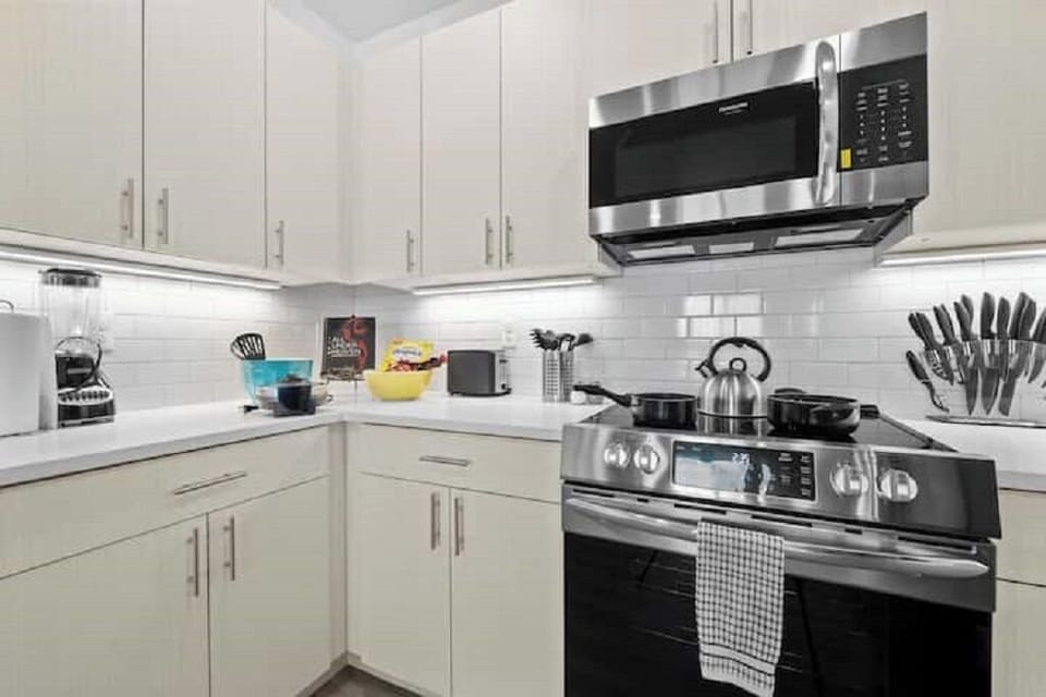 Whip up your culinary magic in this charming kitchen haven.