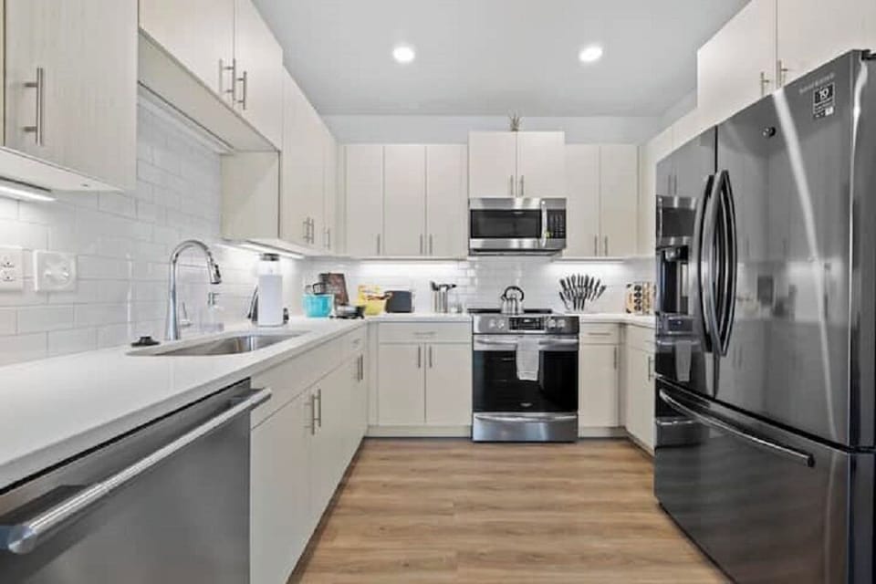 Whip up your culinary magic in this charming kitchen haven.