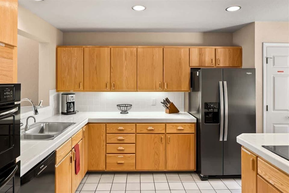 Modern fully-equipped kitchen
