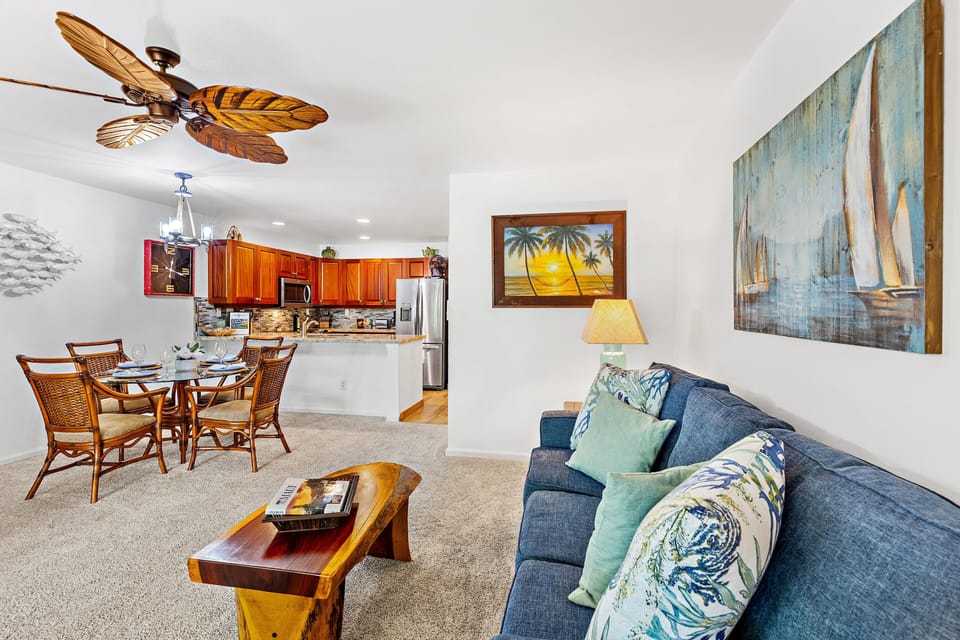 Open-concept layout