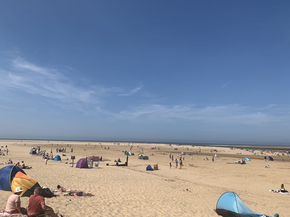 Queenie's Cottage, Wells-next-the-Sea: The town's wonderful beach awaits