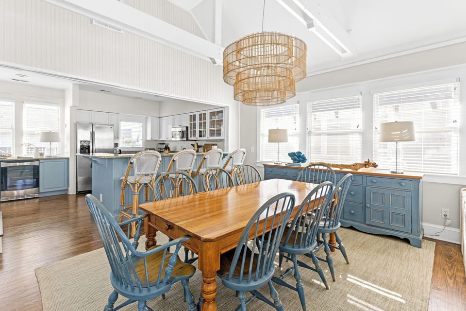 OPEN DINING TO LIVING AND KITCHEN