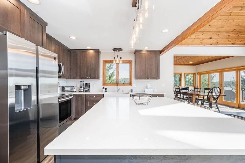 Large kitchen island
