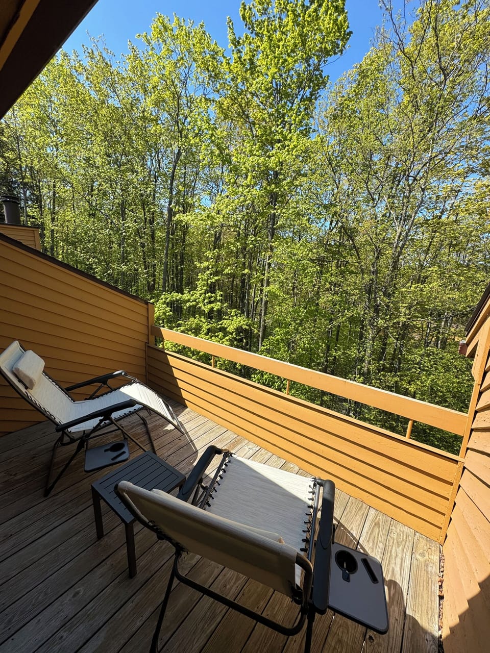 Private Balcony off of the Upstairs Bedroom