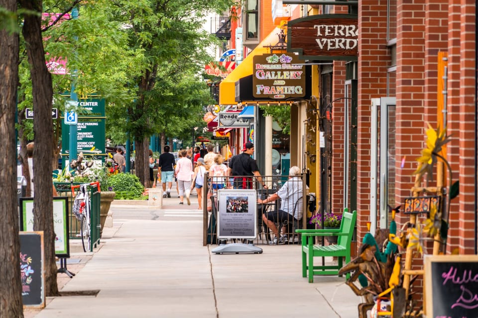 Downtown Colorado Springs just 10 minutes walk away 