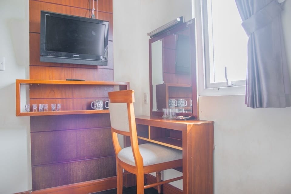 Basic Double Room | Premium bedding, desk, blackout drapes, soundproofing