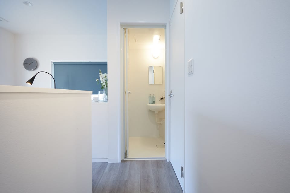 303 | Bathroom | Combined shower/tub, rainfall showerhead, free toiletries, hair dryer