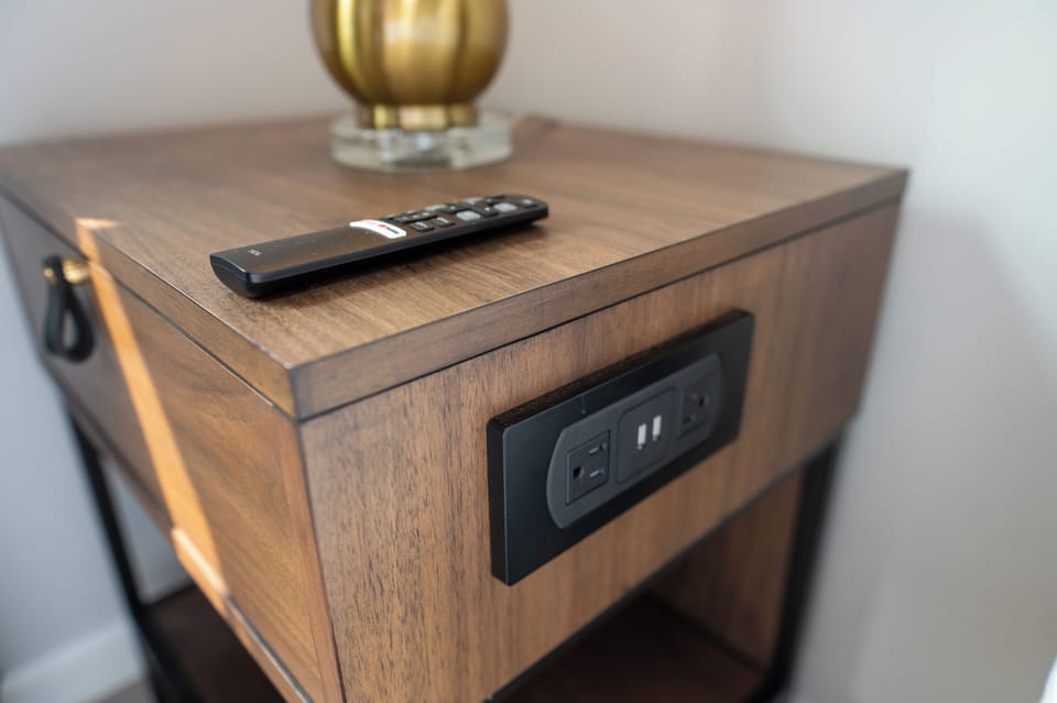 Bedroom 2 - nightstands with power outlets and usb ports