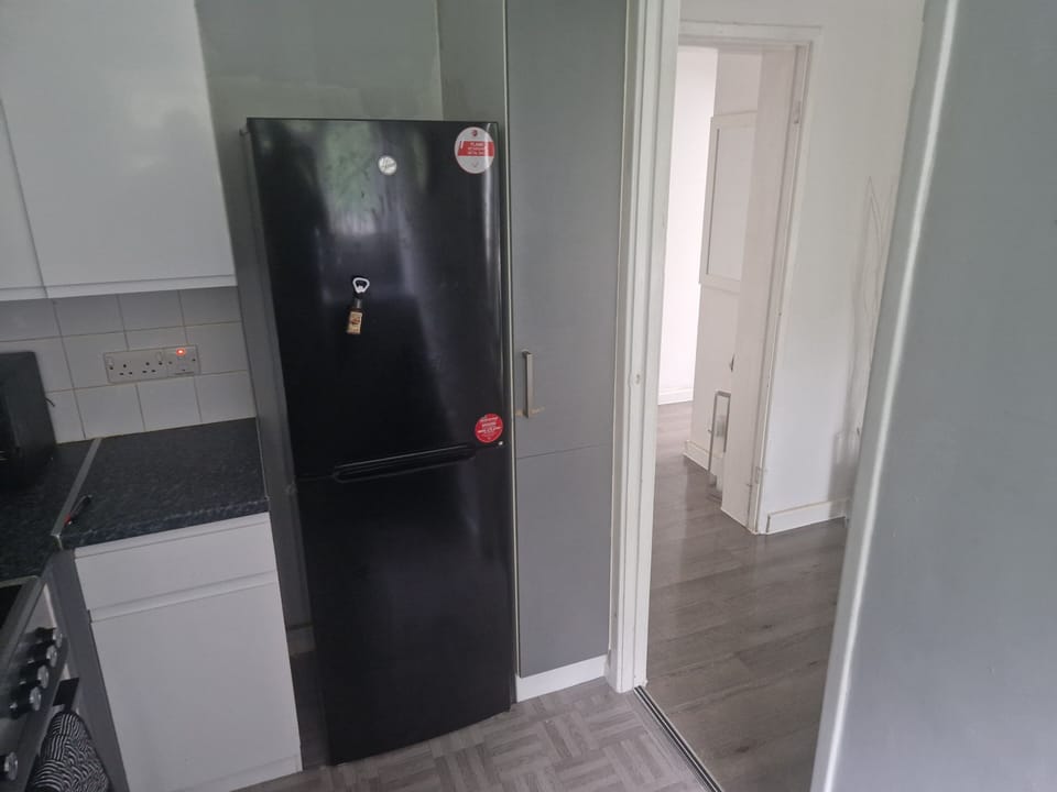 Apartment | Private kitchen | Fridge, microwave, oven, stovetop