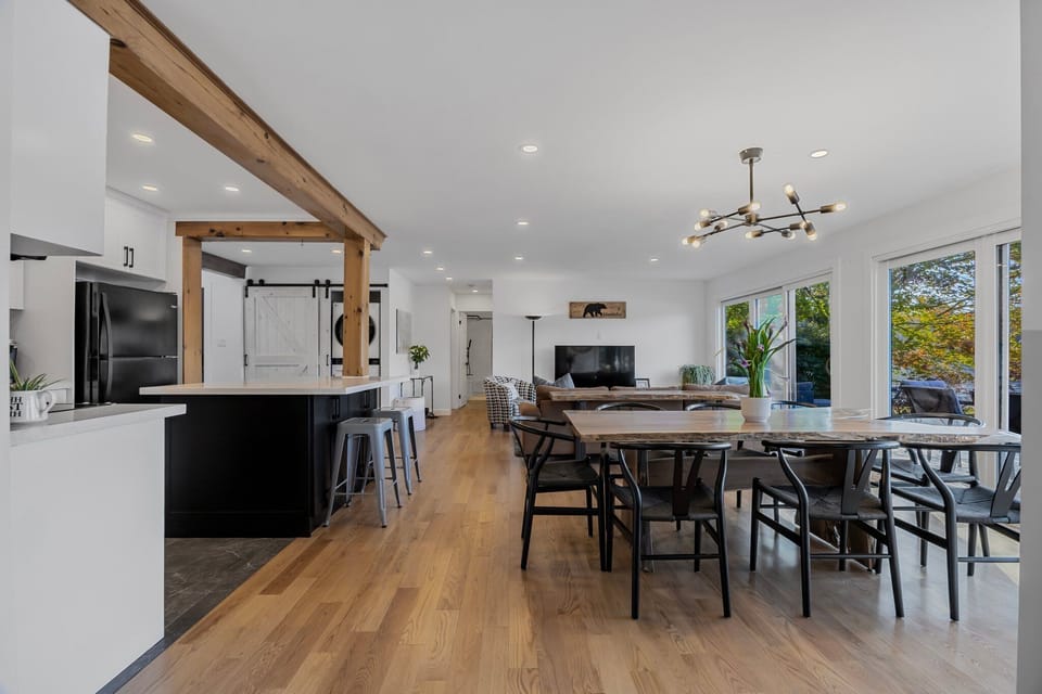 Modern open concept layout