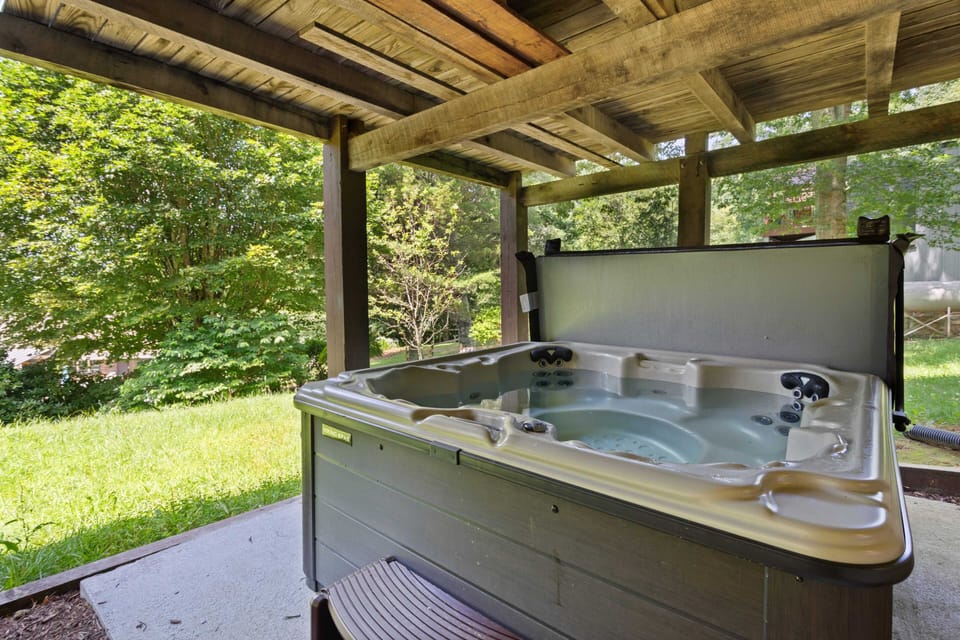 Hot Tub on the Patio