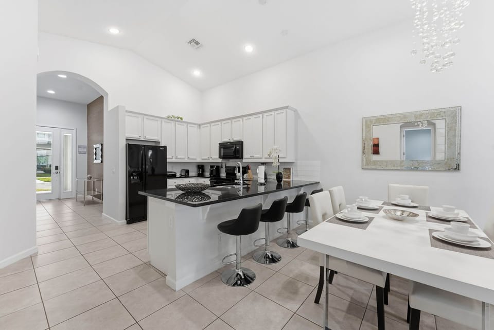 Kitchen and dining area