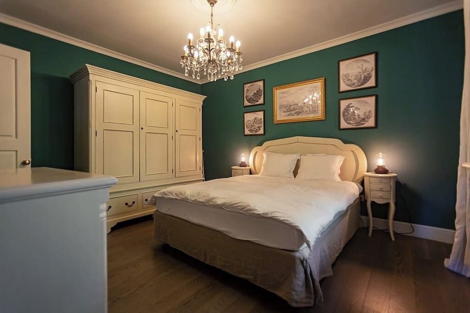 Bedroom with private bathroom.