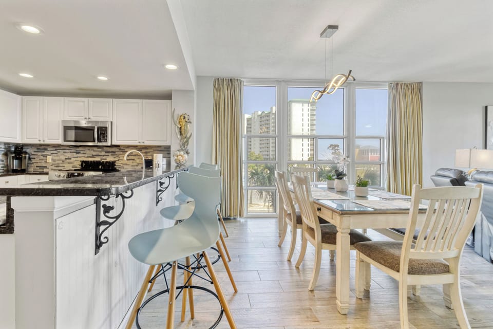 Open dining area
