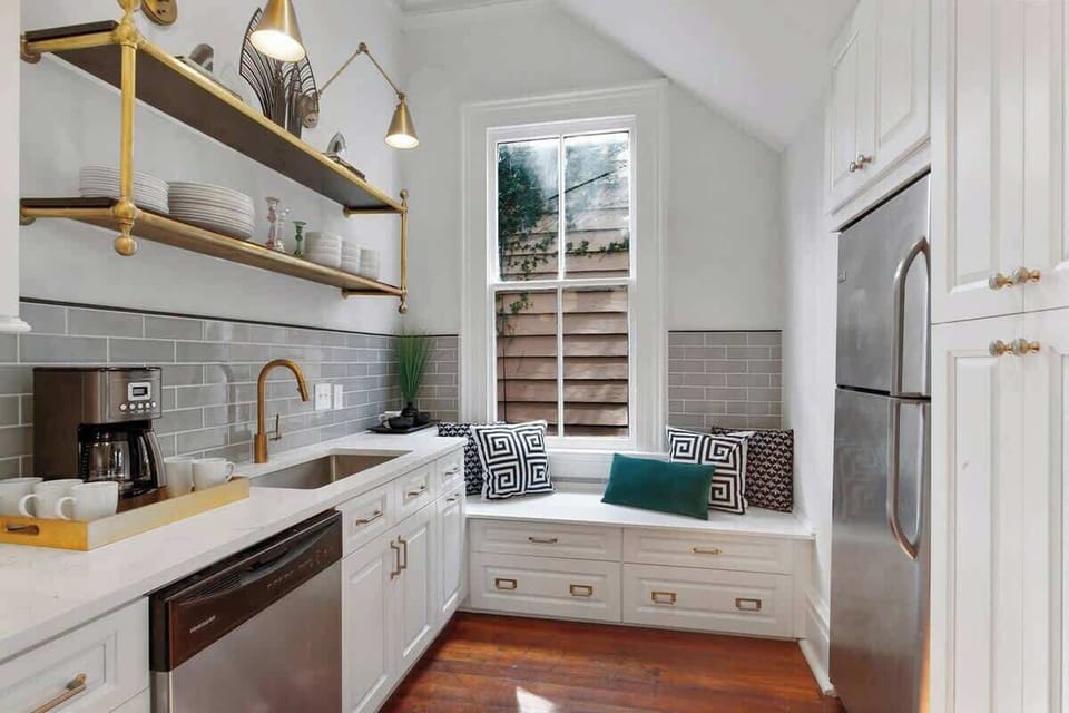 Kitchen | Kitchen Full View with Natural Light | First Floor of Building — Unit on One Level