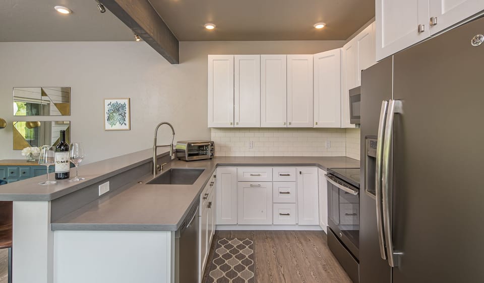 Kitchen with Stainless Steal Appliances