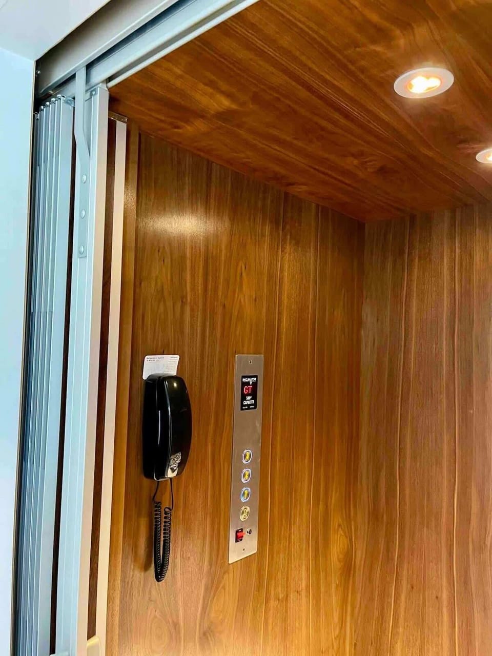 Private in-home elevator for added convenience