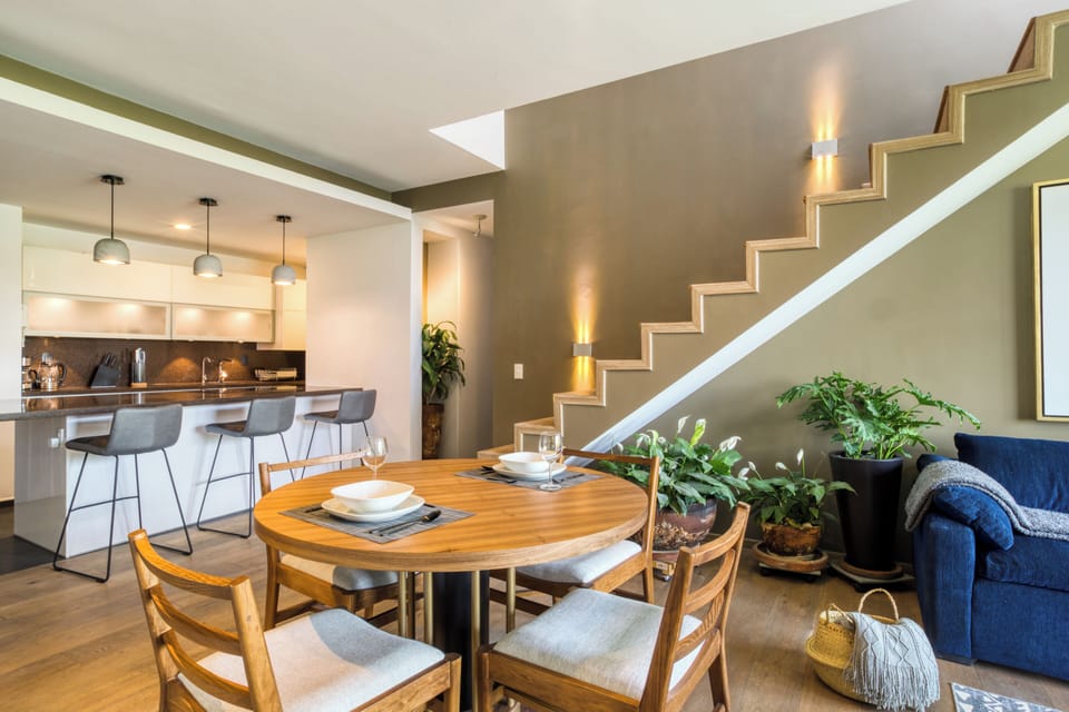 Apartment | Living area | 50-inch Smart TV with digital channels