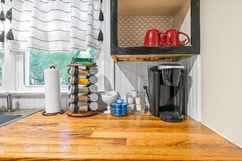 Full Kitchen w/ Spices and Coffee for our Early Risers