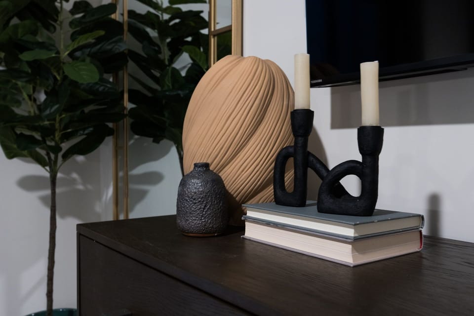 Designer curated furniture and decor.