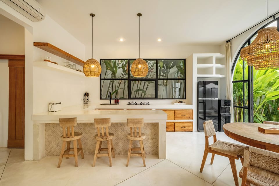 Villa, 2 Bedrooms | Private kitchen | Fridge, oven, stovetop, electric kettle