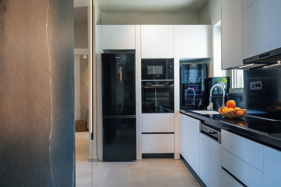 The kitchen providing all the amenities you need to craft delicious dishes