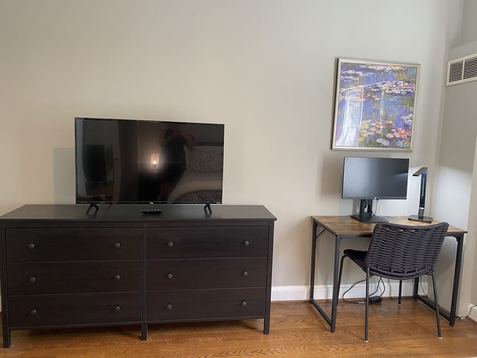 Bedroom #1 - work space & TV