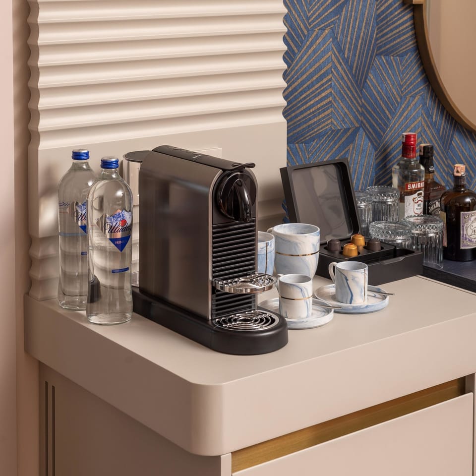 Minibar, in-room safe, desk, blackout drapes