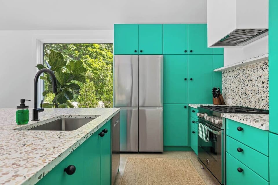 High-end appliances ensure seamless prepping & serving for any size meal.
