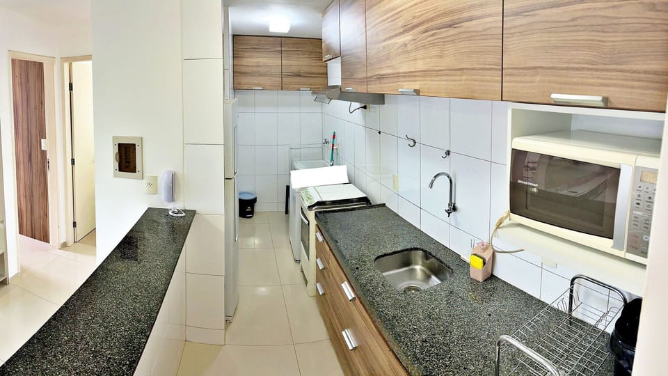Apartment | Private kitchen | Fridge, microwave, blender, cookware/dishes/utensils